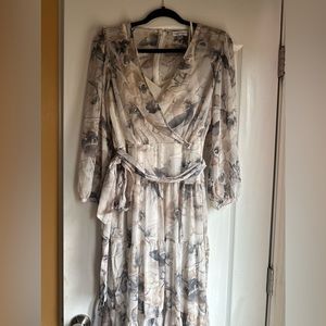 A beutiful flower dress very classy and elegant